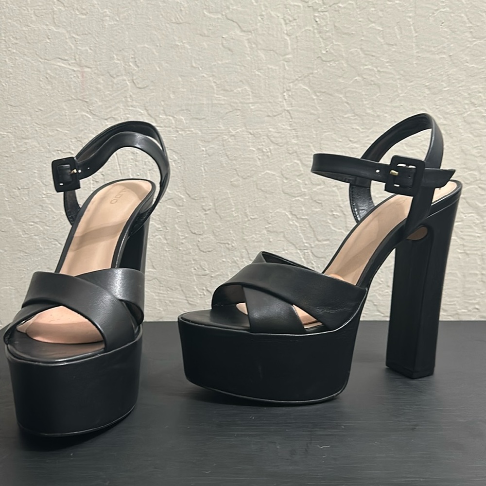 Aldo Camelia Ankle strap heeled sandal - Platform